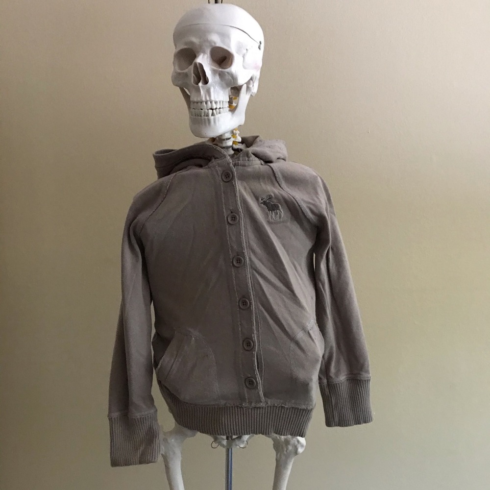 Sand color 3/4” sleeve hoodie